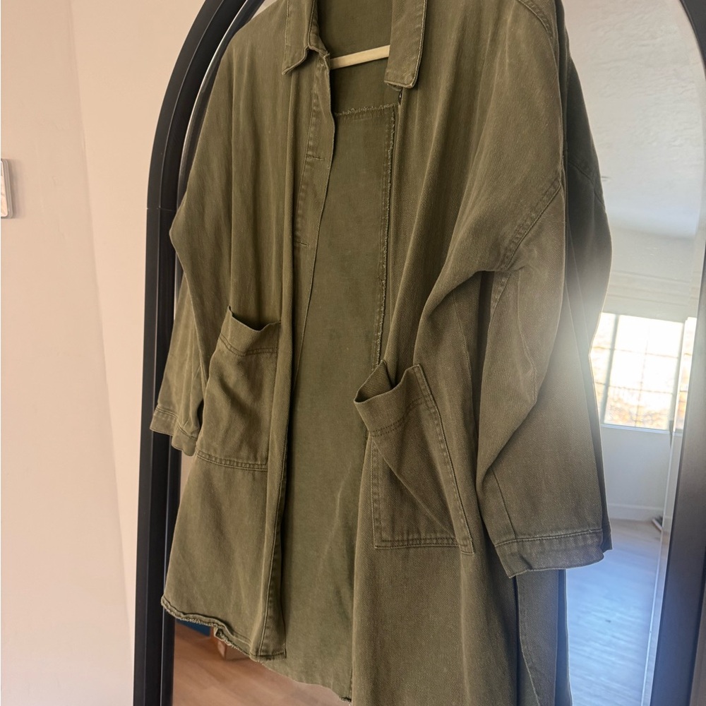 She + Sky Khaki Green Jacket